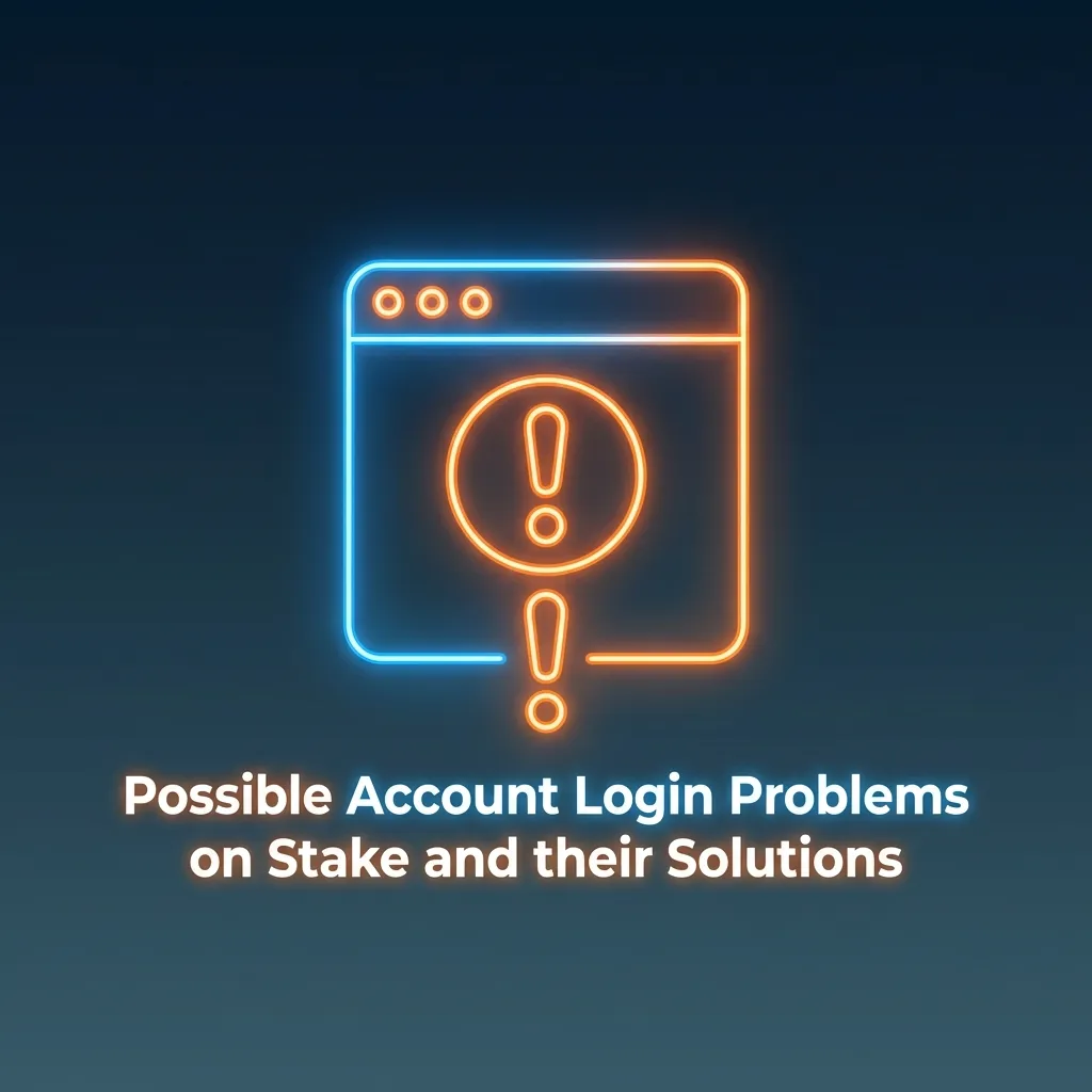Stake login problems and solutions table explaining fixes for wrong details, 2FA issues, page errors, lockouts, and logouts