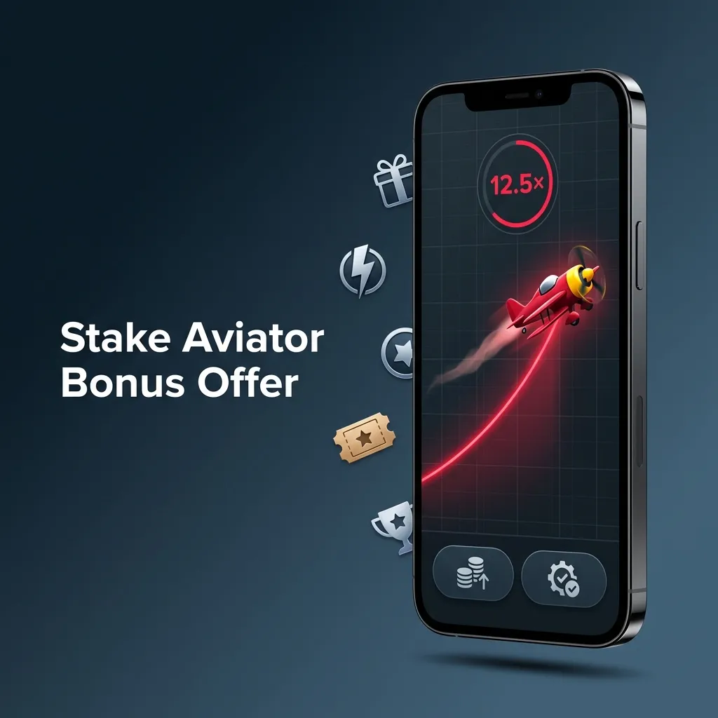 Stake Aviator bonus offer banner showing 200% welcome bonus up to ₹1,00,000 for new casino players