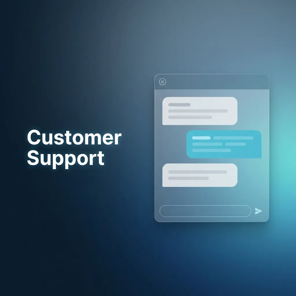Illustration of customer support with live chat, email, FAQ, and social media help options for withdrawal issues