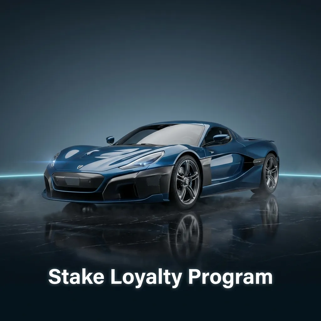Stake Loyalty Program dashboard showing tier progress, cashback percentages, VIP rewards, and responsible gaming controls
