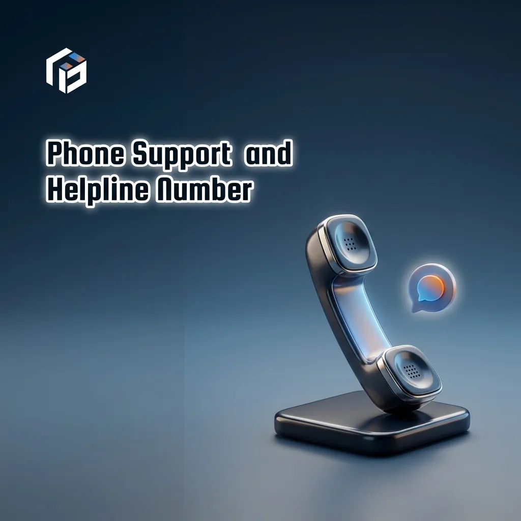 Illustration of a person calling a customer support helpline, with icons for phone, clock, and account security around them