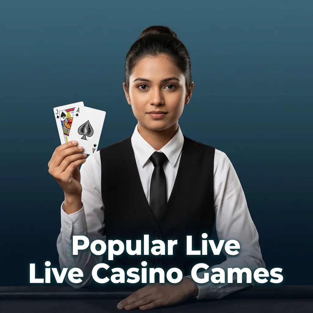 Collage of popular live casino games in India, showing roulette, blackjack, andar bahar, teen patti and game shows