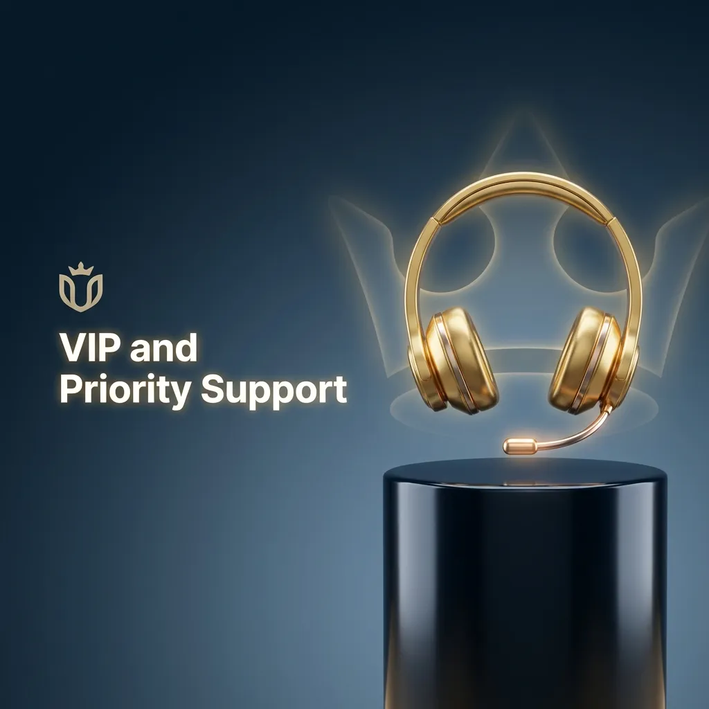 VIP casino player chatting with dedicated support agent on laptop, highlighted as priority customer service.