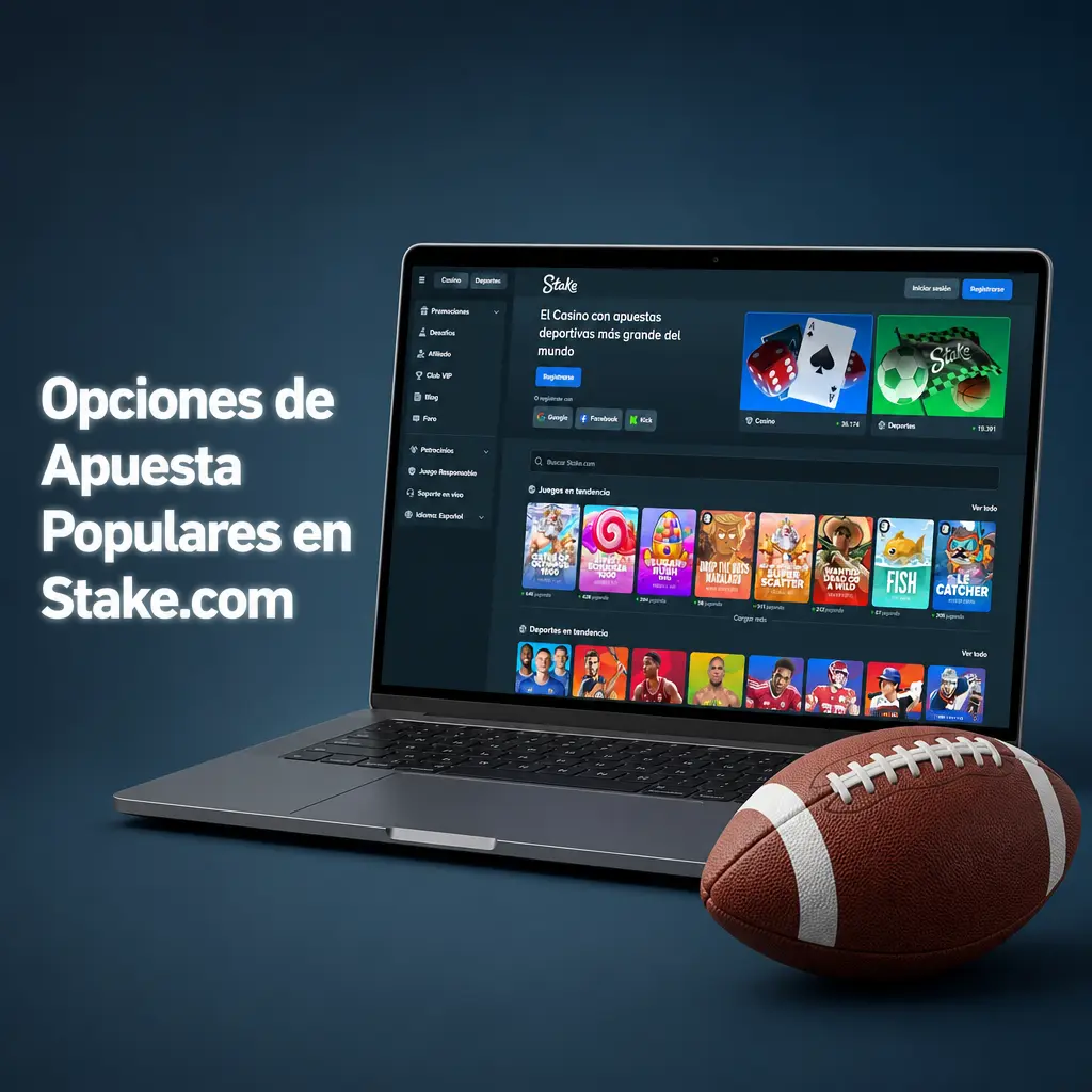 Opciones de apuesta populares en Stake.com: en vivo, combinadas y previas al partido para todo tipo de jugador