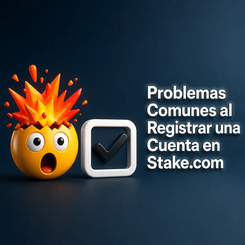 Guía de soluciones a problemas comunes al registrar una cuenta en Stake.com