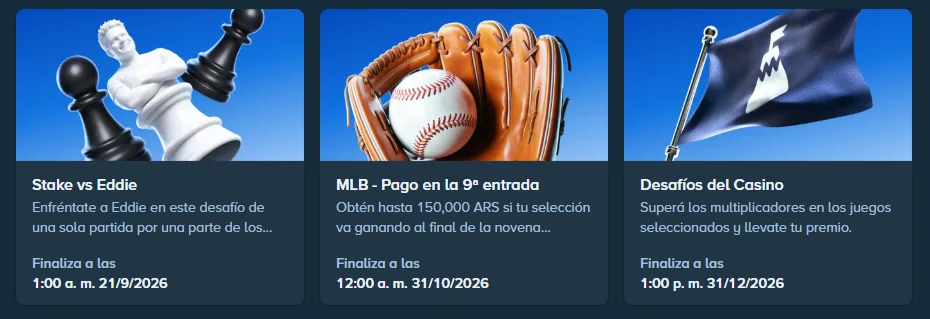 Promociones Stake vs Eddie, MLB y Desafíos del Casino