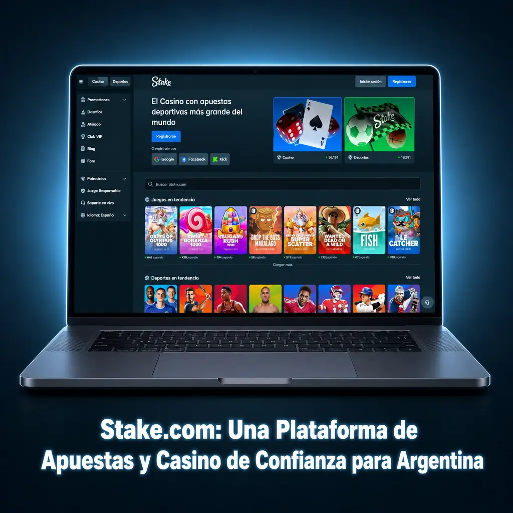 Stake.com casino y apuestas deportivas en línea para jugadores argentinos con criptomonedas y app móvil